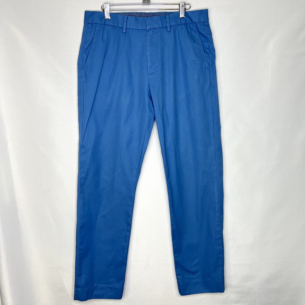 J.CREW Bowery Classic Chino Pants Light Blue 33 x 32